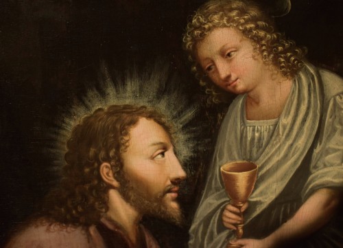 L'agonie de Jésus au jardin de Gethsémani - Artiste flamand du 17e siècle - Louis XIV